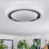 Kaas Plafondlamp LED Chroom, Wit, 1-licht
