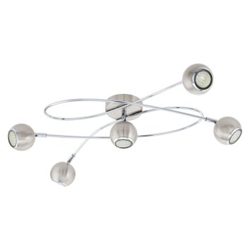 Eglo LOCANDA Plafondlamp Nikkel mat, 5-lichts