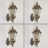 Etoe Buiten muurverlichting Bruin, Goud, 1-licht