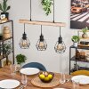 Yaak Hanglamp Natuurlijke kleuren, Zwart, 3-lichts
