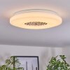 Kaas Plafondlamp LED Chroom, Wit, 1-licht