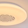 Kaas Plafondlamp LED Chroom, Wit, 1-licht