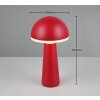 Reality FUNGO Tafellamp LED Red, 1-licht