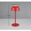 Reality RICARDO Tafellamp LED Red, 1-licht