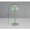 Reality RICARDO Tafellamp LED Groen, 1-licht