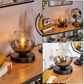 Koyoto Tafellamp 15 cm Duidelijk, Rookkleurig, 1-licht