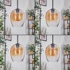 Vevino Hanglamp Amber, Duidelijk, 3-lichts