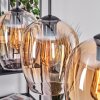Vevino Hanglamp Amber, Duidelijk, 3-lichts