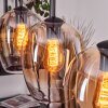 Vevino Hanglamp Amber, Duidelijk, 3-lichts