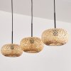 Bauro Hanglamp Zwart, 3-lichts