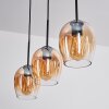 Vevino Hanglamp Zwart, 3-lichts