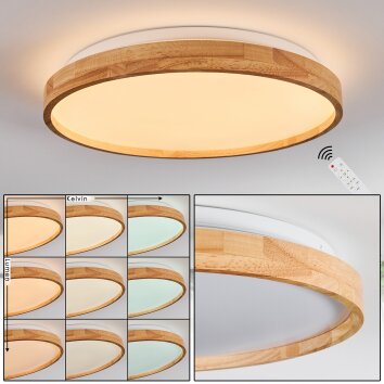 Sofo Plafondlamp LED Wit, 1-licht, Afstandsbediening