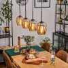 Vevino Hanglamp Zwart, 4-lichts