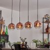 Ripoll Hanglamp Duidelijk, Koperkleurig, 4-lichts