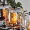 Lauden Hanglamp Amber, Chroom, Duidelijk, 4-lichts