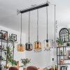 Lauden Hanglamp Amber, Chroom, Duidelijk, 4-lichts