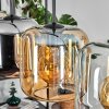 Lauden Hanglamp Amber, Chroom, Duidelijk, 4-lichts