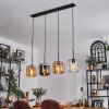 Lauden Hanglamp Amber, Chroom, Duidelijk, 4-lichts