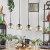 Koyoto Hanglamp Amber, Duidelijk, 4-lichts