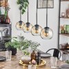 Koyoto Hanglamp Amber, Duidelijk, 4-lichts