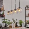 Koyoto Hanglamp Amber, Duidelijk, 4-lichts