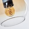Koyoto Hanglamp Amber, Duidelijk, 4-lichts