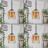 Vevino Hanglamp Amber, Duidelijk, 5-lichts