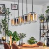 Lauden Hanglamp Amber, Duidelijk, Rookkleurig, 5-lichts