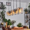 Lauden Hanglamp Amber, Duidelijk, Rookkleurig, 5-lichts