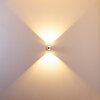 Indore Muurlamp LED Aluminium, 2-lichts