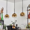 Ripoll Hanglamp Goud, Duidelijk, 3-lichts