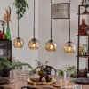Ripoll Hanglamp Amber, 4-lichts