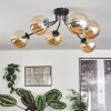 Gastor Plafondlamp 74 cm Amber, Duidelijk, 6-lichts