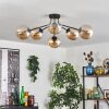Gastor Plafondlamp 74 cm Amber, Duidelijk, 6-lichts