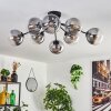 Gastor Plafondlamp 87 cm Duidelijk, Rookkleurig, 8-lichts