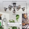 Gastor Plafondlamp 87 cm Duidelijk, Rookkleurig, 8-lichts