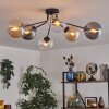 Gastor Plafondlamp 74 cm Amber, Duidelijk, Rookkleurig, 6-lichts