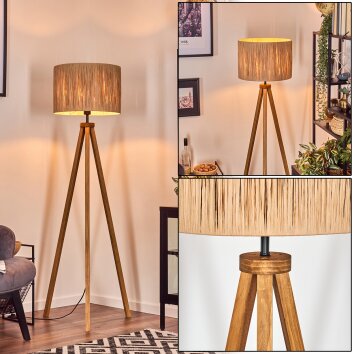 Granja Staande lamp Natuurlijke kleuren, 1-licht