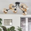 Gastor Plafondlamp 74 cm Amber, 6-lichts