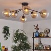 Gastor Plafondlamp 74 cm Amber, 6-lichts