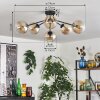 Gastor Plafondlamp 74 cm Amber, 6-lichts
