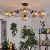 Gastor Plafondlamp 74 cm Amber, 6-lichts