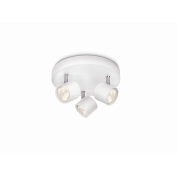 Philips STAR Opbouwspot LED Wit, 3-lichts