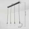 Quento Hanger Zwart-Goud, 4-lichts