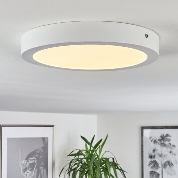 Finsrud Plafondlamp LED Wit, 1-licht