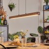 Carbellino Hanglamp Donkerbruin, Zwart, 1-licht