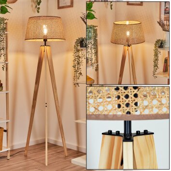 Barcos Staande lamp Natuurlijke kleuren, 1-licht