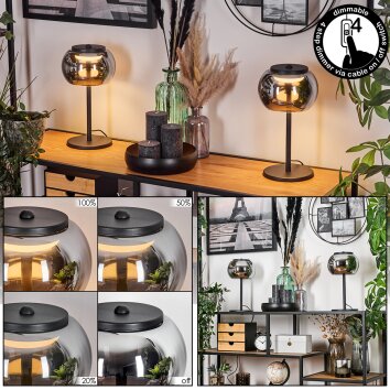 Izenave Tafellamp, Leeslamp Zwart, 1-licht