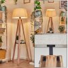 Bassagoda Staande lamp Beige, 1-licht