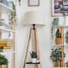 Bassagoda Staande lamp Beige, 1-licht
